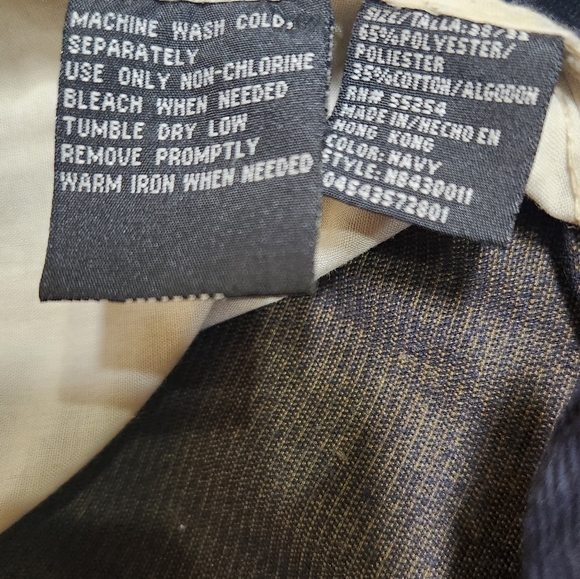 Men's Y2K No Boundaries Caurpenter Black Corduroy Baggy Jeans 38x32 - Picture 9 of 10